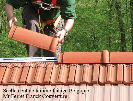 Scellement de faitière faitage  