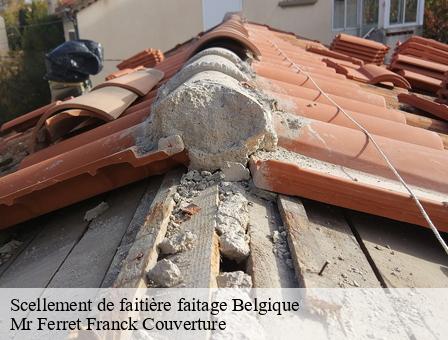 Scellement de faitière faitage  