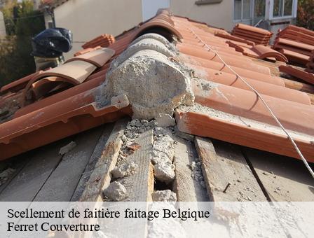 Scellement de faitière faitage  