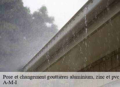 Pose et changement gouttières aluminium, zinc et pvc  