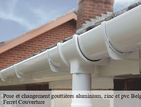 Pose et changement gouttières aluminium, zinc et pvc